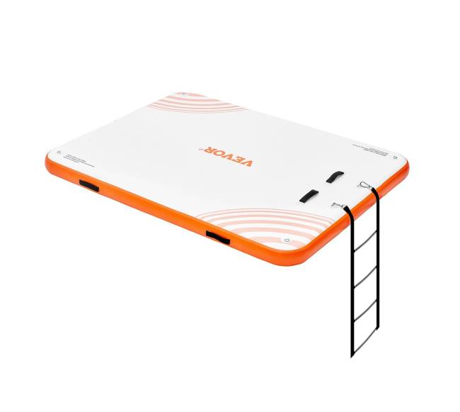 Pripučiamas plaukiojantis dokas 3 x 2 m0