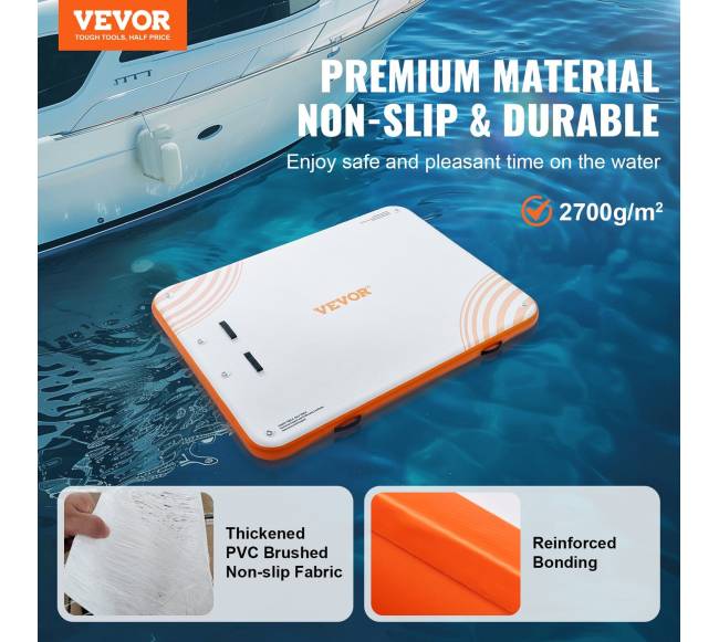 Pripučiamas plaukiojantis dokas 3 x 2 m1