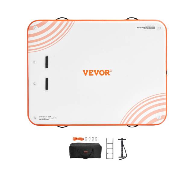 Pripučiamas plaukiojantis dokas 3 x 2 m8