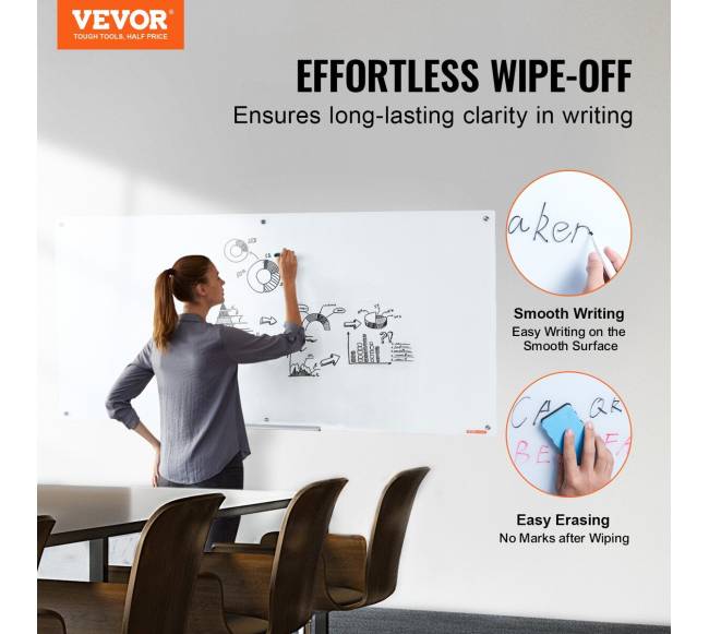 Magnetinė stiklo lenta su žymeklių dėklu1