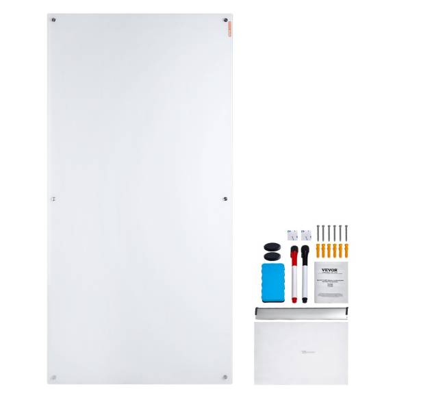 Magnetinė stiklo lenta su žymeklių dėklu7