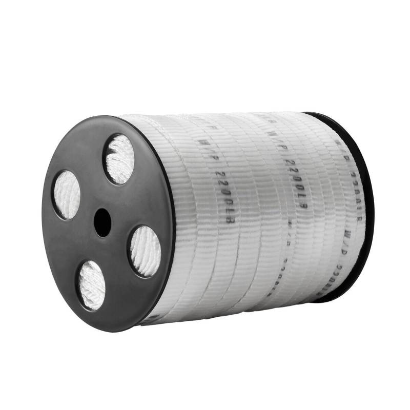 Poliesterio traukimo juosta 1.6 cm x 96.9 m balta0