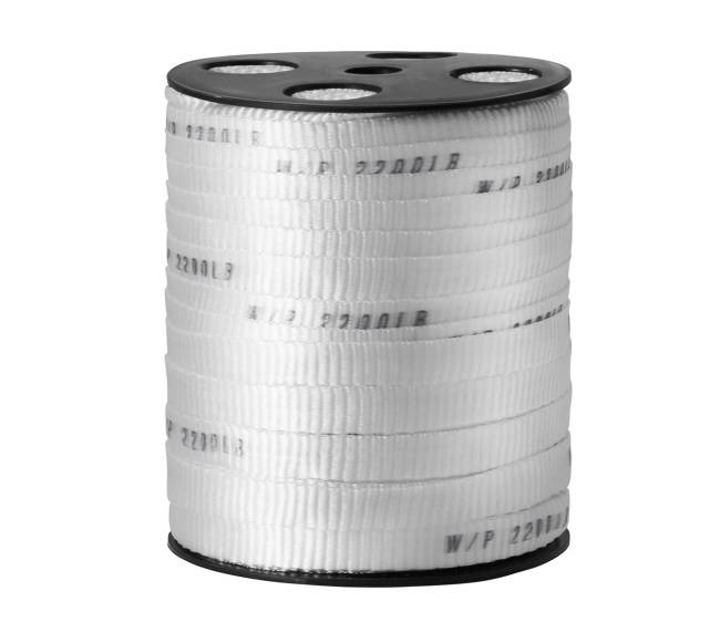 Poliesterio traukimo juosta 1.6 cm x 96.9 m balta9