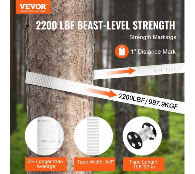 Poliesterinė traukimo juosta, 33 m x 1.6 cm1