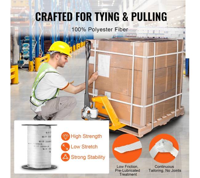 Poliesterinė traukimo juosta, 33 m x 1.6 cm2