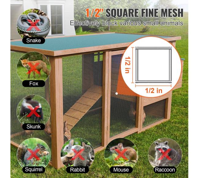 Cinkuota vielinė tvora, 12 colio 24x50 pėd.3