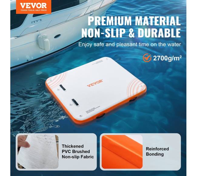 Pripučiama plūduriuojanti platforma 1.82 x 1.52 m1