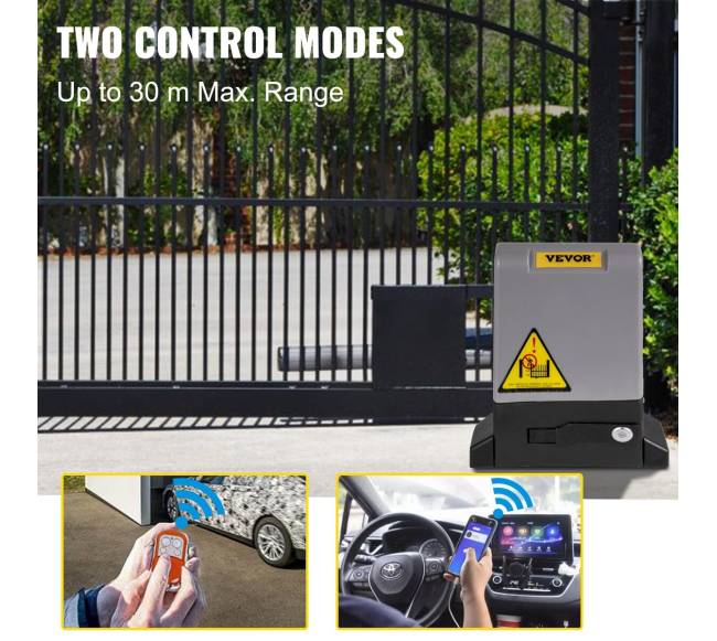 Automatinis slankiojamas kiemo vartų atidarytuvas2