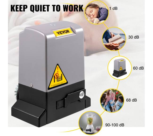 Automatinis slankiojamas kiemo vartų atidarytuvas4