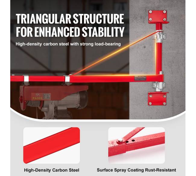 Elektrinis kėlimo laikiklis su svyrančia rankena2