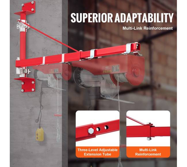 Elektrinis kėlimo laikiklis su svyrančia rankena4