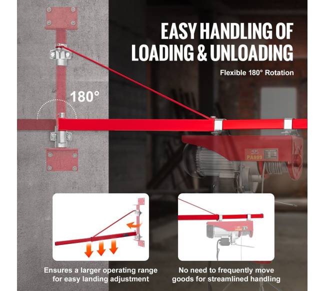 Elektrinio keltuvo laikiklis, maksimali apkrova 600 kg3