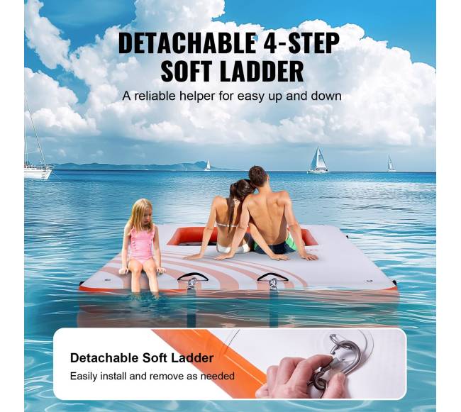 Pripučiama plaukiojanti platforma su tramplynu4