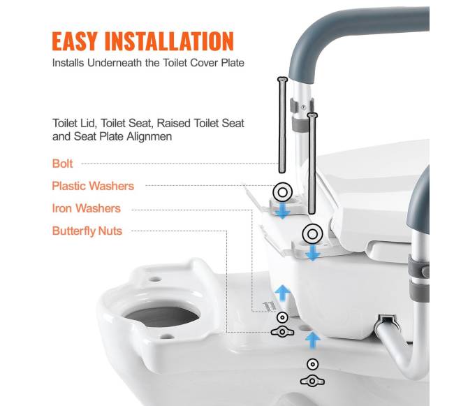 Tualeto pakelta sėdynė su ranktūriais5