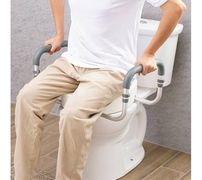 Tualeto pakelta sėdynė su ranktūriais7