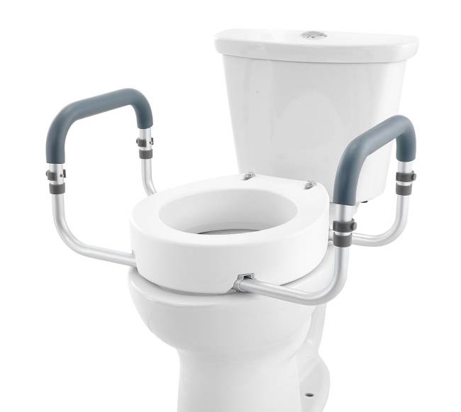 Tualeto pakelta sėdynė su ranktūriais9