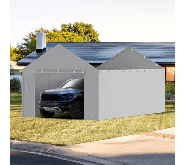 Automobilinė pastogė 12 x 6 m pilka7