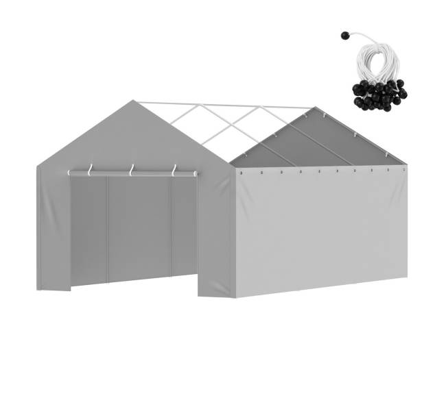 Automobilinė pastogė 12 x 6 m pilka8