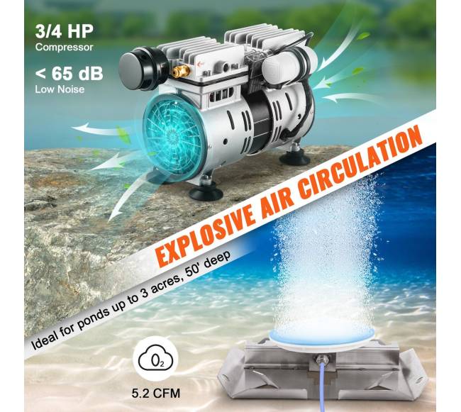 Pondų aeratorius 34 AG aeracijos rinkinys2