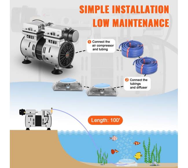 Pondų aeratorius 34 AG aeracijos rinkinys5