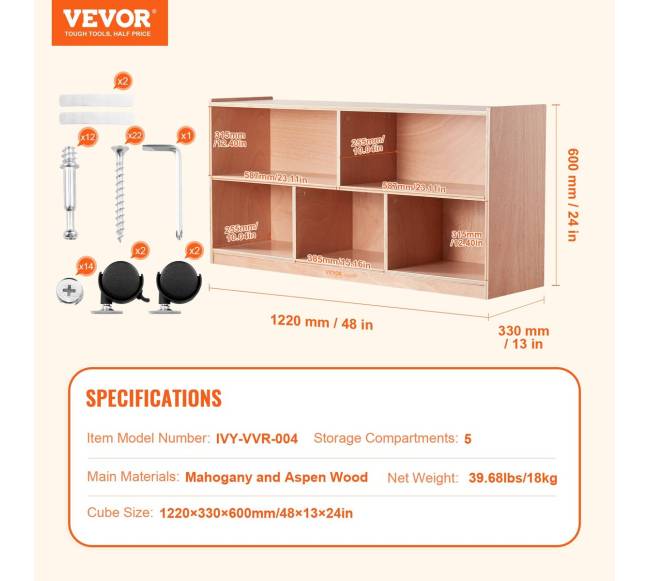 Sandėliavimo lentynų spinta su 5 skyriais6