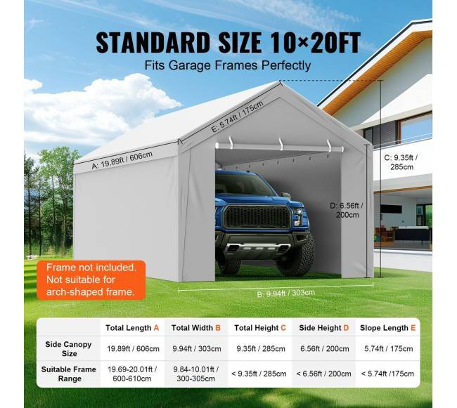 Automobilių pastogės pakeitimo tentas su sienele3