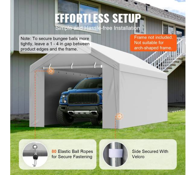 Automobilių pastogės pakeitimo tentas su sienele4