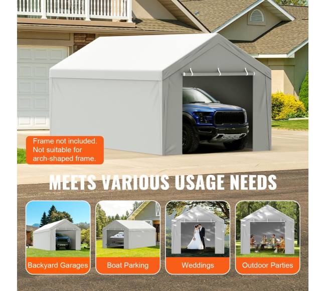 Automobilių pastogės pakeitimo tentas su sienele6