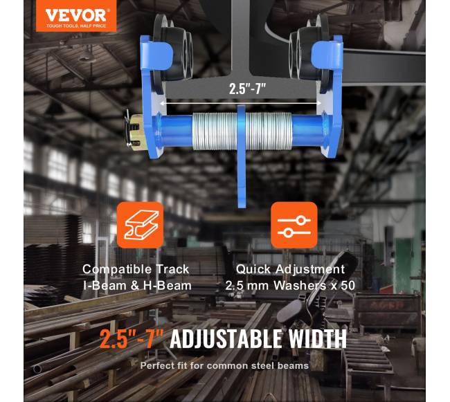 Rankinis vežimėlis iki 2T, I-sijos pločio1