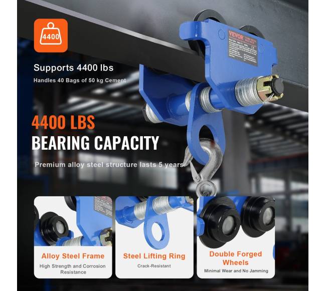 Rankinis vežimėlis iki 2T, I-sijos pločio2