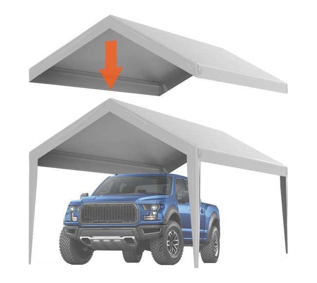 Automobilio pavėsinės keitinė uždanga 6100 x 3040 mm0