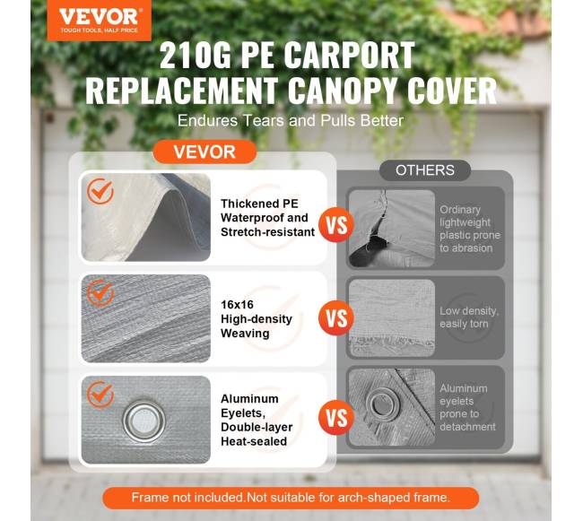 Automobilio pavėsinės keitinė uždanga 6100 x 3040 mm1