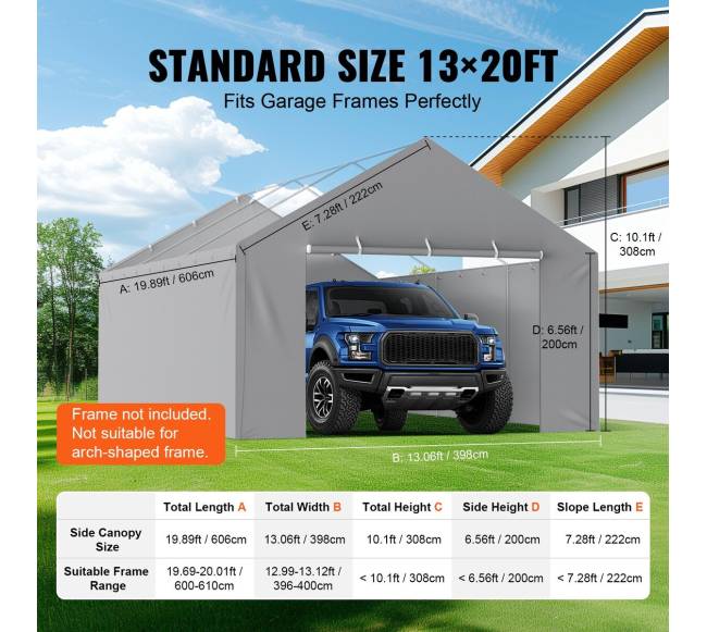 Automobilio stoginės keitimo sienelė 4 x 6 m3