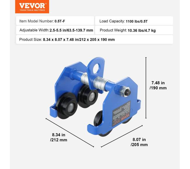 Rankinis vežimėlis I-sijų traversoms6