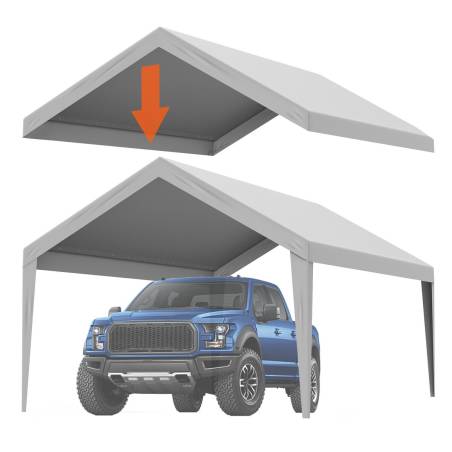 Automobilinis stogelis 12 x 20 ft, tik tentas0
