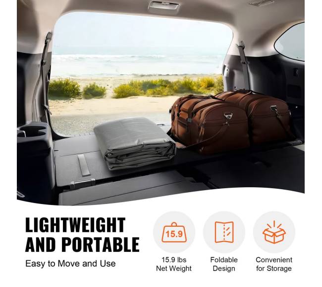 Automobilinis stogelis 12 x 20 ft, tik tentas5