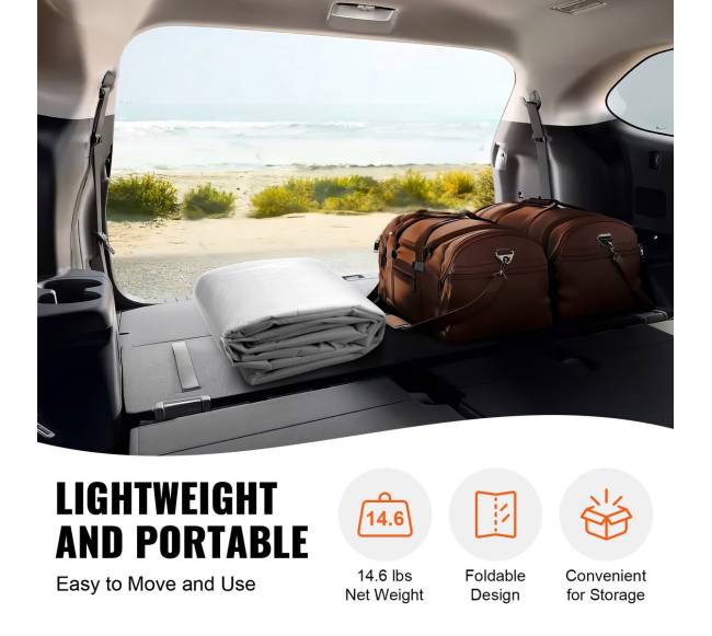 Automobilio pastogės uždangalo sienelė 3 x 6 m5