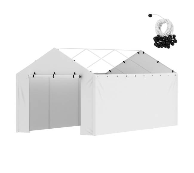 Automobilio pastogės uždangalo sienelė 3 x 6 m8