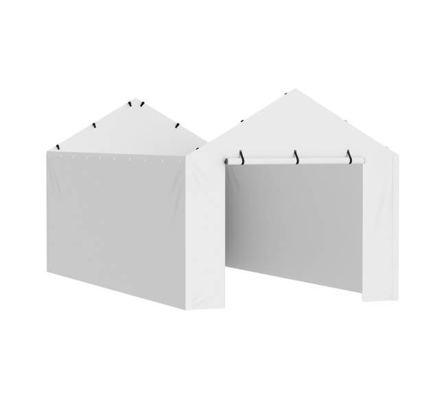 Automobilio pastogės uždangalo sienelė 3 x 6 m9