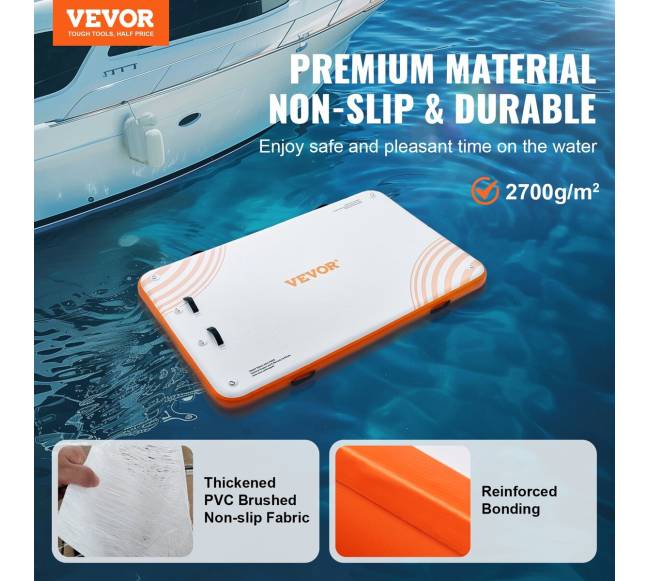 Pripučiama plūduriuojanti platforma 2,43 x 1,52 m1