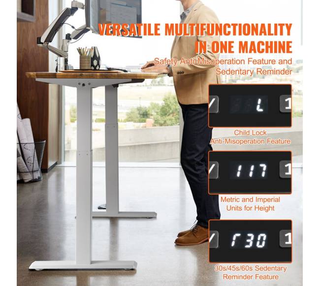 Elektrinis reguliuojamas darbastalis 70-117 cm5