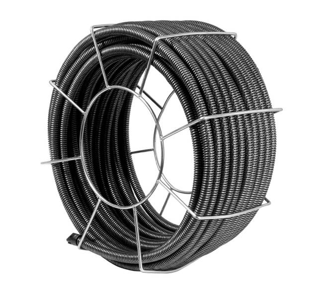 Kanalizacijos valymo kabelis 30.48 m su 4 pjovikliais7