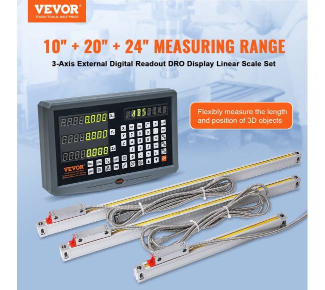 Skaitmeninis ilgio matuoklis su 3 ašių dro komplektu1