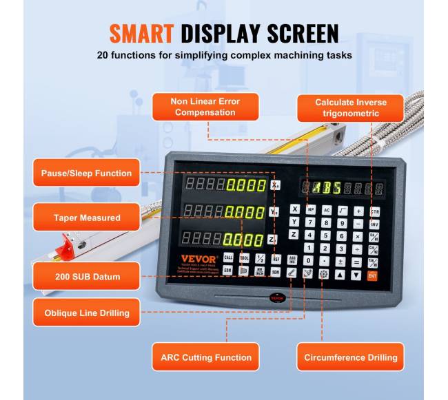 Skaitmeninis ilgio matuoklis su 3 ašių dro komplektu2