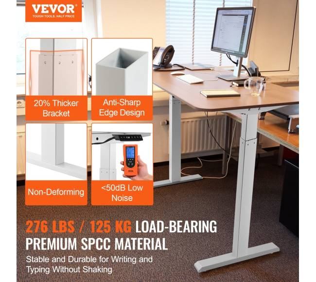 Elektrinis dviejų variklių stalo rėmas1