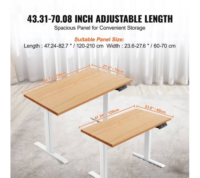 Elektrinis dviejų variklių stalo rėmas2