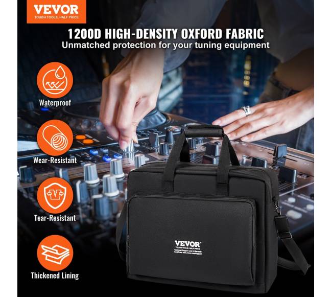 Paminkštinta DJ maišelė su 1200D Oksfordo audiniu1