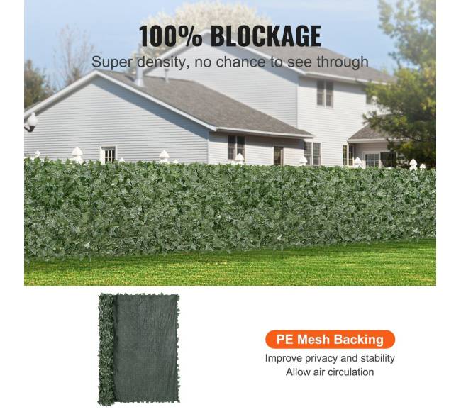 Dirbtinis gyvatvorės ekranas, 183 cm x 244 cm2