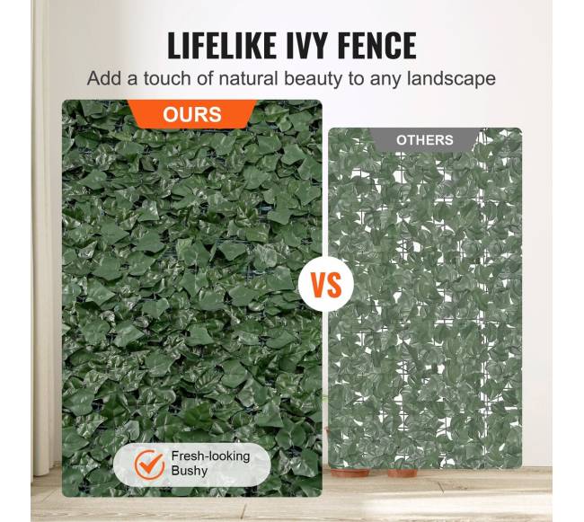 Dirbtinis gyvatvorės ekranas, 183 cm x 244 cm3