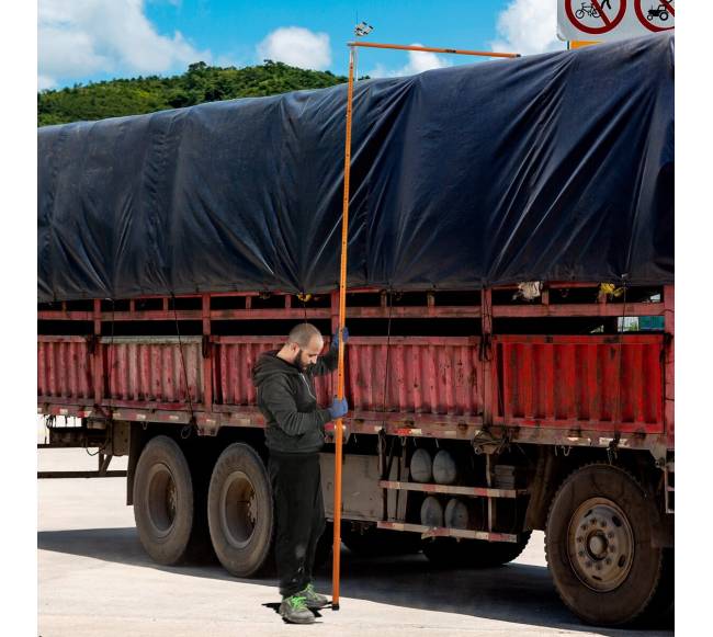 Aukščio matavimo lazda, 6 m stiklo pluošto7